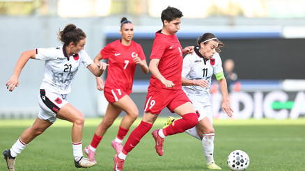 A Milli Kadın Futbol Takımı, Arnavutluk ile yenişemedi