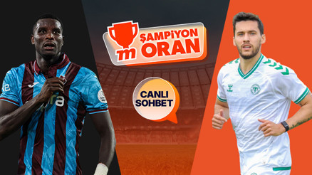 Trabzonspor, Konyasporu konuk ediyor Maçın heyecanı canlı sohbet ve Şampiyon Oranlar ile Mislide