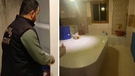 Polis denetiminde ilginç anlar: 9 kadın gizli bölmede yakalandı