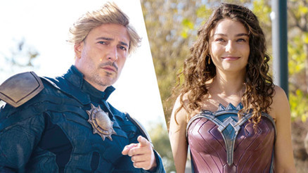 Eğlenceli çekim... Süper kahraman oldular