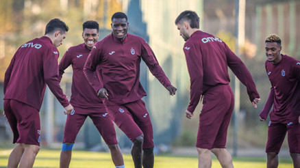 Trabzonsporda Göztepe maçı mesaisi başladı