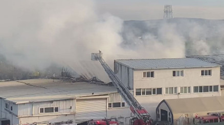 Tuzlada korkutan fabrika yangını