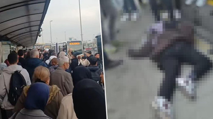 Durakta bayılan 14 yaşındaki çocuk metrobüsün altında kaldı O anlar kamerada Durakta bayılan 14 yaşındaki çocuk metrobüsün altında kaldı O anlar kamerada