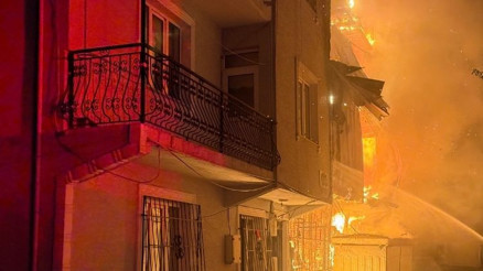 Bursa’da şehit babasının evi yandı