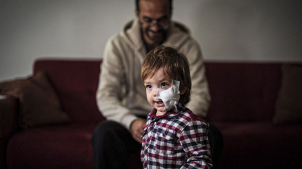 Ankarada iki kardeş pitbull saldırısına uğramıştı 1.5 yaşındaki Efe de taburcu oldu