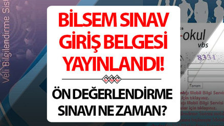 BİLSEM SINAV GİRİŞ BELGESİ SORGULAMA EKRANI 2025 (e-okul.meb.gov.tr) || MEB BİLSEM ön değerlendirme sınav yerleri belli oldu BİLSEM sınavları ne zaman, sınav giriş belgesi nereden, nasıl alınır