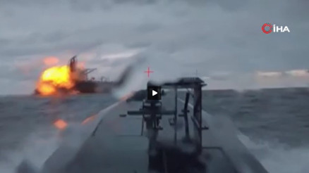 Ukraynadan Rusyanın gölge filosuna ait petrol tankerine saldırı