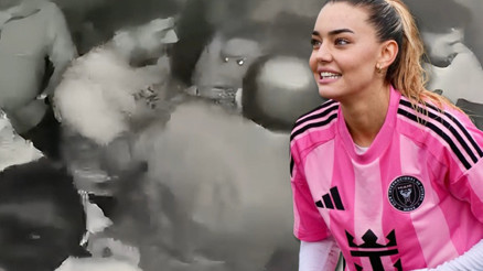 Ünlü futbolcu Aycan Yanaç hakkında darp iddiası: Görüntüler ortaya çıktı Suratıma vurdu saçımı tutup yere yatırdı