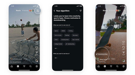 Instagram öneri algoritmasını özelleştirmenize izin verecek