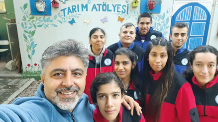 Kaktüslü okul örnek oldu