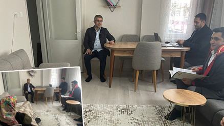 Miras davası için evde mahkeme kurdular