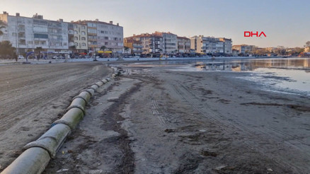 Tekirdağ’da tedirgin eden görüntü: Deniz 20 metre çekildi