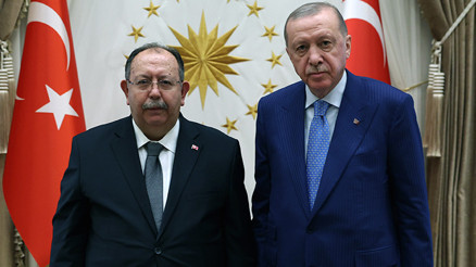 Cumhurbaşkanı Erdoğan, YSK Başkanı Ahmet Yener’i kabul etti