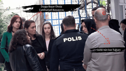 Şarkıcı Güllünün evinde bilirkişi heyetinin inceleme yaptığı görüntüler