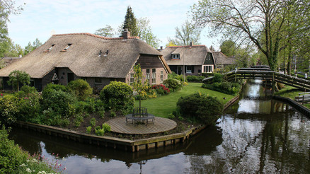 Su üstündeki masal köy: Giethoorn