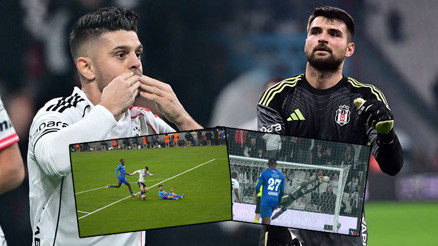 Beşiktaş bir ilkle kabusa son verdi: Rashica attı, Ersin tuttu