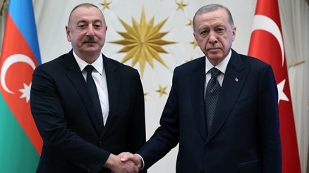 Cumhurbaşkanı Erdoğan, Azerbaycan Cumhurbaşkanı Aliyev ile görüştü