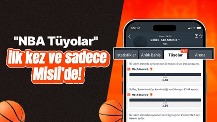 Misli üyeleri “NBA Tüyolar” ile kazanmaya bir adım daha yakın... Maçlara özel Tüyolar ilk kez ve sadece Mislide…
