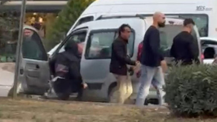 Mersinde trafikte tartıştıkları sürücüyü darbettiler 5 kişi gözaltına alındı