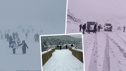 Kar yağışı başladı Çok sayıda il beyaza büründü