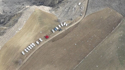 Düşen uçağın enkaz alanında çalışmalar tamamlandı