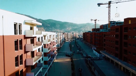 Hatay’da 455 bininci deprem konutunun teslim töreninde Hatay’ın inşa süreciyle ilgili bir video yayınlandı