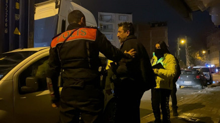 Bursada alkollü TIR sürücüsü polise zor anlar yaşattı