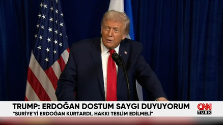 Trump: Erdoğana saygı duyuyorum Trump: Erdoğana saygı duyuyorum