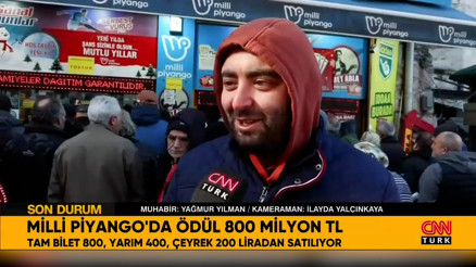 Milli Piyangoda büyük ikramiye 800 milyon TL