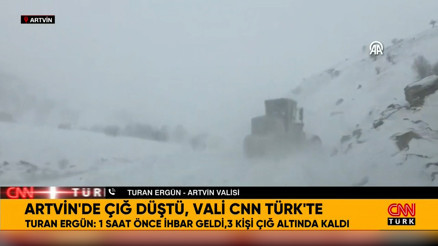 Artvin’de çığ felaketi Vali son durumu açıkladı