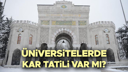 Bugün (2 Ocak 2026) Üniversiteler tatil mi İstanbulda üniversiteler tatil oldu mu, ders var mı, hangi üniversiteler tatil Peş peşe açıklama geldi