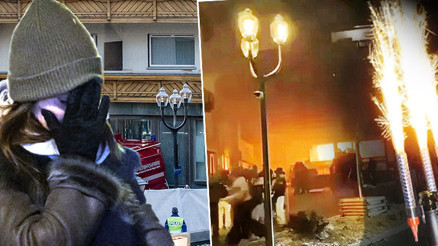 İsviçrede facia geliyorum demiş: Yangının çıkış görüntüsü ortaya çıktı... Her şey saniyeler içinde alev aldı