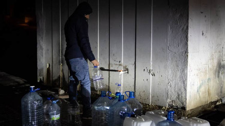 Başkentte kesintiler nedeniyle içme suyu çeşmelerden sağlanıyor