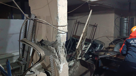 Diyarbakır’da 5 katlı 2 bitişik bina tahliye edildi: 1 kolonu çatladı