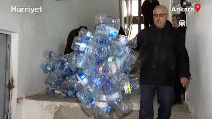 Başkentte suları akmayan bina sakinleri çözüm istiyor