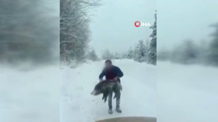 Domuzu elleriyle yakalayan adam konuştu: Kimseye tavsiye etmem