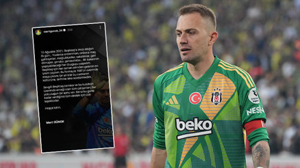 Mert Günoktan Beşiktaşa veda mesajı