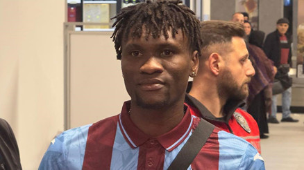 Trabzonsporun yeni transferi şehre geldi İşte ilk sözleri...