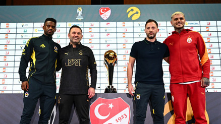 Galatasaray ve Fenerbahçeden final öncesi ortak basın toplantısı Transfer açıklaması: Kimsenin şüphesi olmasın