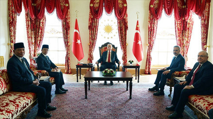 Cumhurbaşkanı Erdoğan, Endonezyalı bakanları kabul etti