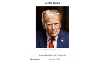 Trump kendini Venezuela Başkanı ilan etti Trump kendini Venezuela Başkanı ilan etti