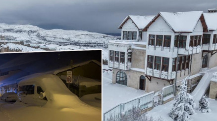 Sıcaklık eksi 31 dereceye düştü: Kar yağışı yeniden başladı Her yer beyaza büründü: Böyle bir kar yağışı görmemiştik