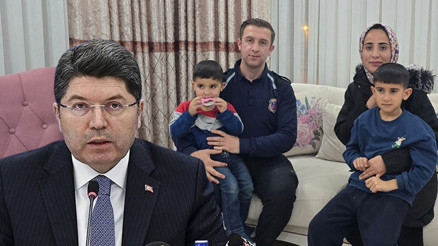 Cezaevi personeli, anne ve iki çocuğunu evinde misafir etti | Bakan Tunçtan anlamlı davranışa tebrik