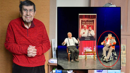 Usta oyuncu Zihni Göktay korkuttu... Kuliste talihsiz kaza