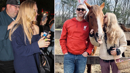 Parti benim neyime, bırakın huzurlu yuvama gideyim... Ünlü oyuncu yaka paça köpeklerinin ve atlarının yanına koştu