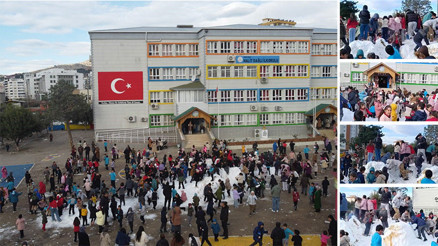 Adana’da kar sevinci