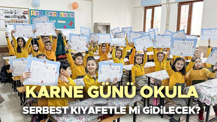 Karne günü sivil mi-serbest kıyafetle mi gidilecek 2026 - 16 Ocak karne günü okulda forma giymek zorunlu mu, sivil mi gidilecek