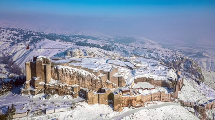 Binlerce yıllık tarih beyaz örtüyle büyülüyor: Harput