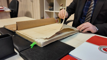 Ankara Adliyesi adli emanetinde 1926 yılına ait defter bulundu
