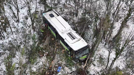 Kocaelide belediye otobüsü şarampole yuvarlandı: 12 yaralı